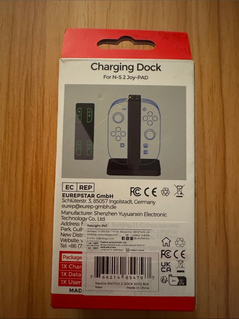 Charging Dock For N-S-2 Joy-PAD